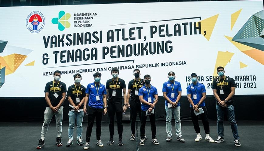 Sepuluh Pemain Terima Vaksin Tahap Pertama