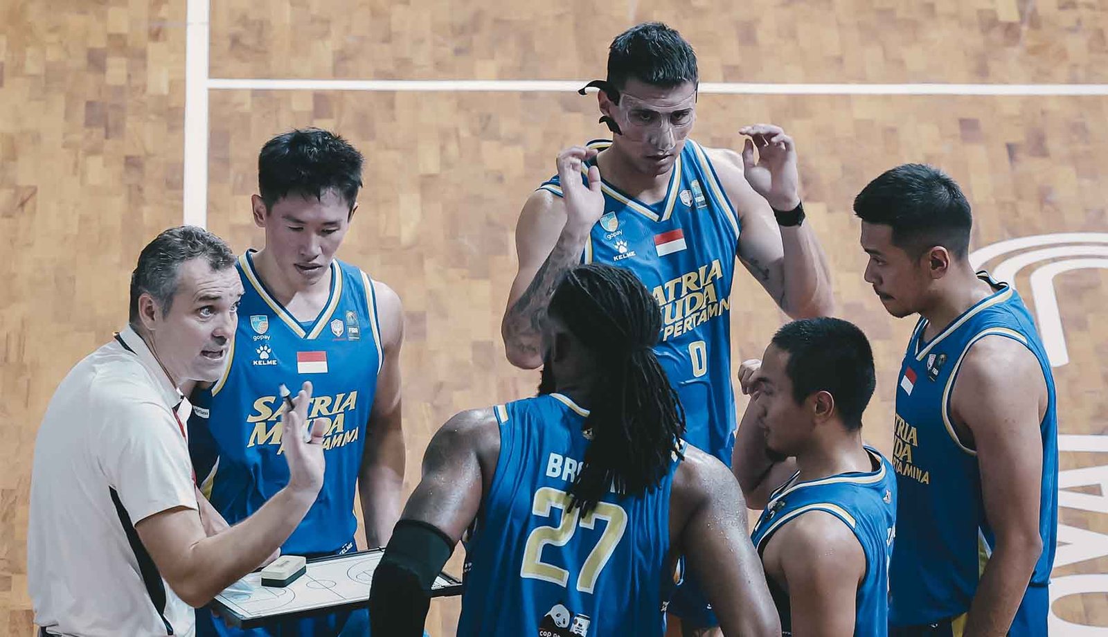 Satria Muda Players Wish Juan Laurent the Best